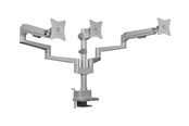 Uchwyt na monitor - ICY BOX mounting kit - adjustable arm - for 3 flat panels - silver/grey - IB-MS525-T