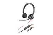 Sluchawki, zestaw sluchawkowy - Poly Blackwire 3325 - 8X222AA