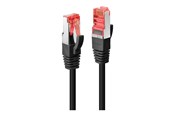 Kabel sieciowy - Lindy patch cable - 30 cm - black - Czarny - 0.3m - 47775