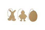 Artykuly Artystyczne & Rzemieslnicze - Creativ Company - Easter pendants papier-mâché 6 pcs. - 267343