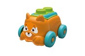 Zabawki dla niemowląt - Clementoni Baby - Clemmy Sensory Puppy Orange with Soft Blocks 5pcs. - 17487