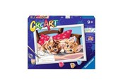 Kreatywne gry - Ravensburger CreArt Paint by Numbers - Two Cuddly Cats - 289387