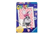 Kreatywne gry - Ravensburger CreArt Paint by Number - Rabbit with Glitter - 289332