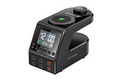 Telefon - Adapter i Ładowarka - BlitzWolf FW10 10-in-1 Wireless Alarm Clock Charger - Black - BW-FW10