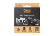 Telefon - Inne akcesoria - PanzerGlass Hoops® Titanium Camera Lens Protector Black iPhone 15 Pro | 15 Pro Max - PANZER1203