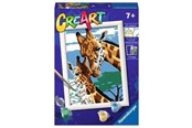 Kreatywne gry - Ravensburger CreArt Paint by Numbers - Cute Giraffes - 236152