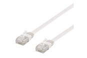 Kabel sieciowy - Deltaco TP-615V-FL - patch cable - 15 m - white - Biały - 15m - TP-615V-FL