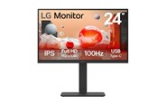 Monitor - 24" LG 24BA750-B - 1920x1080 (FHD) - 100Hz - IPS - 65W USB-C - KVM switch - 24BA750-B