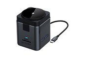 Telefon - Adapter i Ladowarka - BlitzWolf BW-TH17 9-in-1 Type-C Docking Station with Magnetic 15W Wireless Charger - BW-TH17