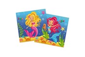 Zabawki - Folat BV - Mermaid Napkins 20 pcs. - 65212