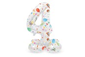 Zabawki - Folat BV - Standing Foil Balloon Joyful Party Number 4 - 72cm - 63964