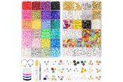 Materialy hobbystyczne - Pro Zestaw Biżuterii Merkki - Koraliki Heishi & Charm - 7000 szt - 7110-5