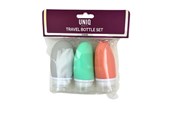Wolny czas i Podróze - UNIQ Zestaw butelek podróżnych - 3 szt., 60 ml - 7454