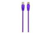 Kabel sieciowy - Gembird patch cable - 25 cm - purple - Fioletowy - 0.25m - PP12-0.25M/V