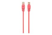 Kabel sieciowy - Gembird patch cable - 5 m - pink - Różowy - 5m - PP12-5M/RO