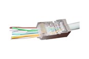 Kabel sieciowy - Gembird Cablexpert network connector - Srebrny - LC-PTF-01/100