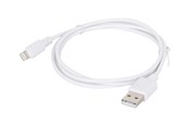 Kabel USB - Gembird Cablexpert Lightning cable - Lightning / USB 2.0 - 1 m - CC-USB2-AMLM-W-1M