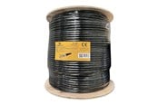 Kabel sieciowy - Gembird Cablexpert bulk cable - 305 m - black - Czarny - 305m - FPC-6004GE-SO-OUT
