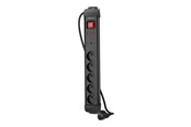 Kabel zasilający (zewnętrzny) - Lanberg SP1 - power strip - 2500 Watt - SP1-05E-0150-BK
