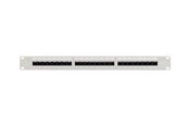 Akcesoria sieciowe - Lanberg patch panel - 1U - 19" - with shelf - PPU5-1124-S