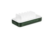Telefon - Adapter i Ladowarka - 4smarts Charging station Team 100W 1x USB-A port 5x USB-C ports includes 6 cables green - 541282