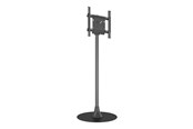 Uchwyty ścienne, uchwyty AV i meble AV - Multibrackets M Pro Series stand - modular - for LCD display - single pole round floor base - black - Max 50 kg - recommended for 65" - 7350105219092