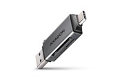 Karta pamieci - adapter i czytniki kart - AXAGON Superspeed USB-C & USB-A - SD / microSD Mini Card Reader - CRE-DAC