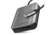 Karta pamięci - adapter i czytniki kart - AXAGON SuperSpeed USB-C - SD / microSD / CF - UHS-II Card Reader - CRE-S3C