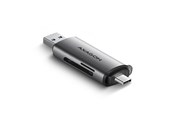 Karta pamieci - adapter i czytniki kart - AXAGON SuperSpeed USB-C & USB-A SD / microSD Card Reader - CRE-SAC