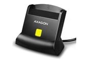 Karta pamieci - adapter i czytniki kart - AXAGON USB-A Smart Card / ID Card Reader & SD / microSD / SIM Card Reader - CRE-SM2