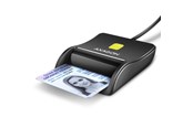 Karta pamieci - adapter i czytniki kart - AXAGON USB-A Smart Card / ID Card FlatReader - CRE-SM3N