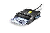 Karta pamieci - adapter i czytniki kart - AXAGON USB-A Smart card & SD / microSD / SIM / Smart Card Flatreader - CRE-SM3SD