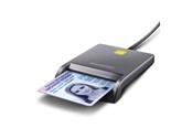 Karta pamieci - adapter i czytniki kart - AXAGON USB-A Smart Card / ID Card FlatReader - CRE-SM3T