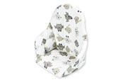 Akcesoria dla niemowląt - Anne & Mikael high chair cushion gray owl pattern - 201373
