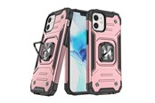 Telefon - Pokrowiec i etui - Wozinsky Ring Armor iPhone 14 case armored cover magnetic holder ring gold - 9145576265482