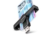 Karta pamieci - adapter i czytniki kart - AXAGON USB-A Smart Card / ID Card PocketReader - CRE-SMPA