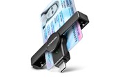 Karta pamieci - adapter i czytniki kart - AXAGON USB-C Smart Card  /ID Card PocketReader - CRE-SMPC