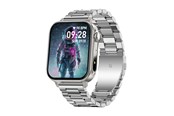 Smartwatch, zegarek i opaska sportowa - Colmi P80 Smartwatch - Steel and Silver - P80 Steel Silver