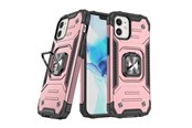 Telefon - Pokrowiec i etui - Wozinsky Ring Armor iPhone 14 Plus Armored Case Magnetic Holder Ring Gold - 9145576265536
