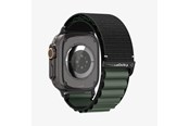 Smartwatch - akcesoria - Spigen Fabric Band (hook) - black green - Apple Watch 49mm/46mm/45mm/44mm - AMP10223