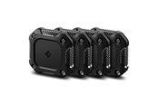 Nawigacja i GPS - Spigen Tough Armor IP 4 Pack - black - AirTag - ACS10464