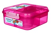 Przybory kuchenne - Sistema 1.25L Bento Cube Lunch Pink - 416853