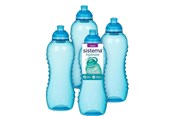 Przybory kuchenne - Sistema 460ml Squeeze Bottle Blue 4 Pack - 82013