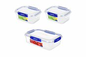Przybory kuchenne - Sistema 3 Pack Klip It Plus1x2.2Ltr + 2x1Ltr. - 82039
