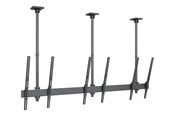 Uchwyty ścienne, uchwyty AV i meble AV - Multibrackets M Pro Series mounting kit - single side - for 3 LCD displays - black - Max 30 kg - recommended for 75" - 7350022738911