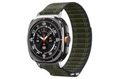 Smartwatch - akcesoria - Spigen Fabric Band (hook-and-loop) - green - Samsung Galaxy Watch Ultra 47mm - AMP10147