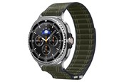 Smartwatch - akcesoria - Spigen Fabric Band (hook-and-loop) - green - Samsung Galaxy Watch 8 46mm/44mm/40mm - AMP10154
