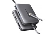 USB hub - AXAGON SuperSpeed USB-C Hub USB hub - 5 - USB 3.0 - Srebrny - HMC-5HL
