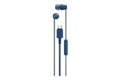 Słuchawki, zestaw słuchawkowy - Sony IER-EX15C - USB-C - Blue - IEREX15CL.CE7