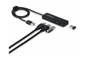 USB hub - StarTech.com - hub - 4 ports USB hub - 4 - USB 3.2 - Czarny - H5A4A-USB-HUB-2